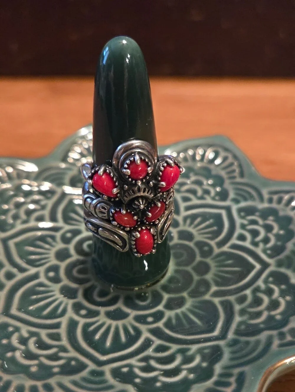 American West Carolyn Pollack Sterling Silver 3 Ring Set